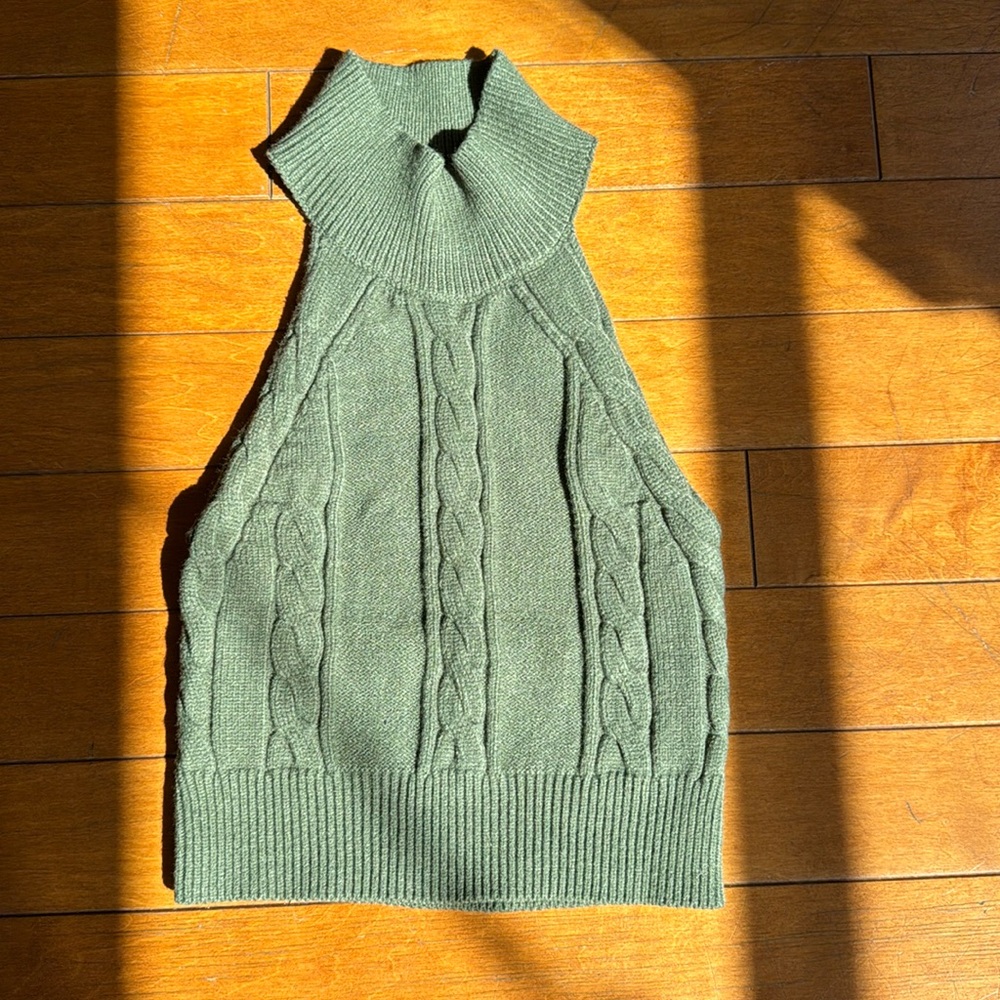 REVOLVE Yoli Open Back Top in Olive Green